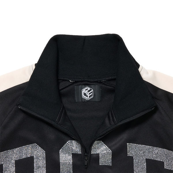 WMNS RHINESTONE TRACK JACKET 詳細画像 Black 3