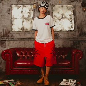 TRIBAL BAGGY SWEAT SHORTS 詳細画像