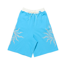TRIBAL BAGGY SWEAT SHORTS