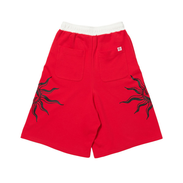 TRIBAL BAGGY SWEAT SHORTS 詳細画像 L.Blue 8