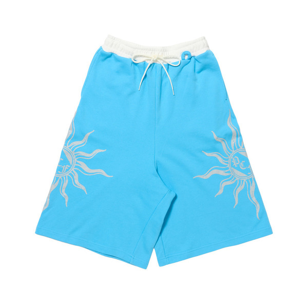 TRIBAL BAGGY SWEAT SHORTS 詳細画像 L.Blue 1