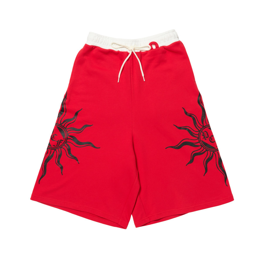 TRIBAL BAGGY SWEAT SHORTS | P.C.F APPAREL DEPARTMENT | VERTICAL