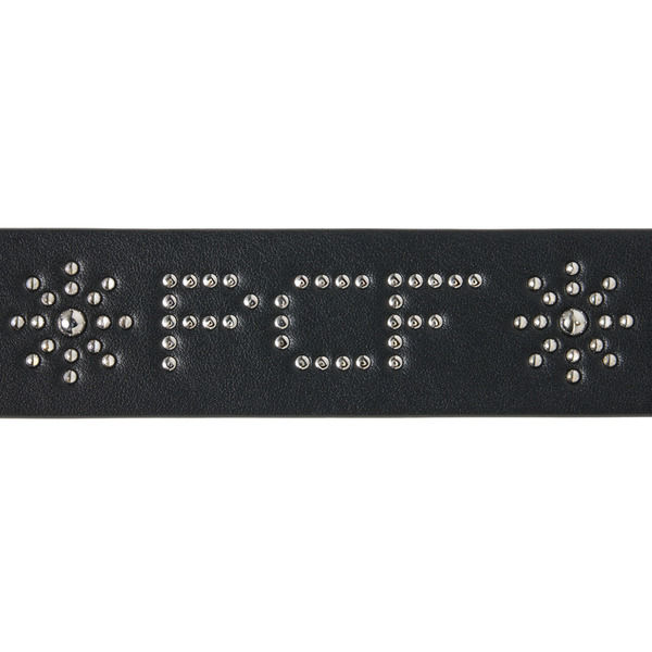 STUDDED LEATHER BELT 詳細画像 Black 3