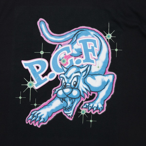 AIRBRUSHED PANTHER SS TEE 詳細画像 White 2