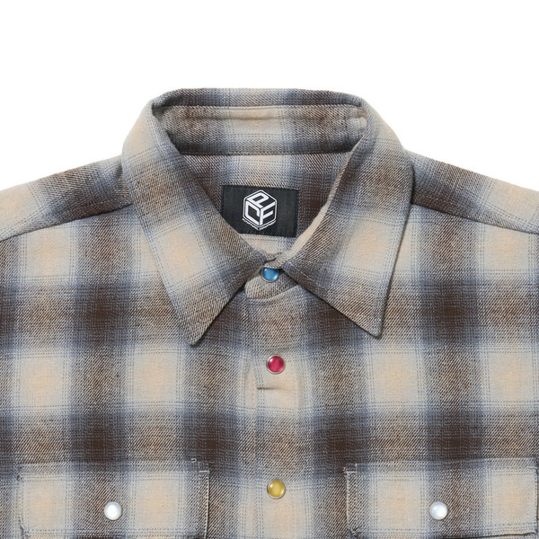 OMBRE CUT OFF SHIRTS 詳細画像 Blue 2