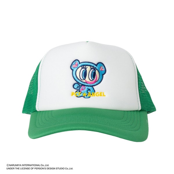 ANGEL BLUE x P.C.F ナカムラくん TRUCKER CAP 詳細画像 Black 12