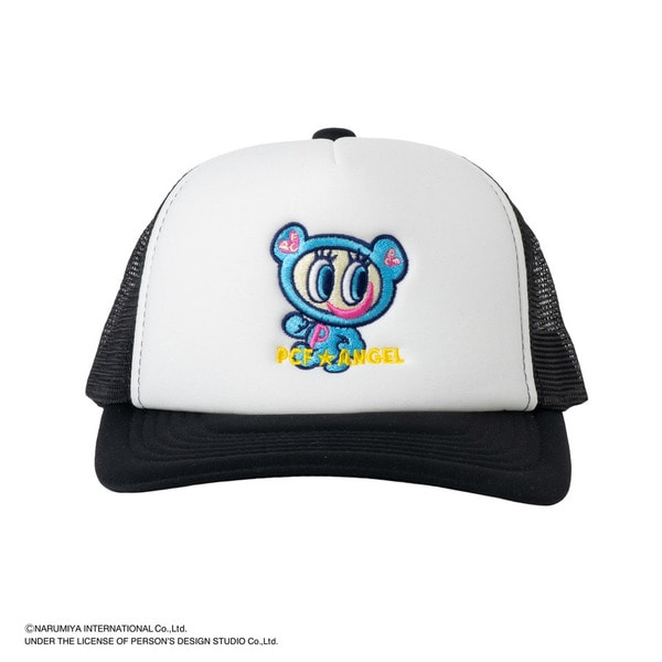ANGEL BLUE x P.C.F ナカムラくん TRUCKER CAP 詳細画像 Black 2