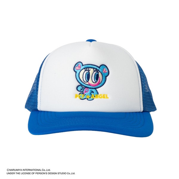 ANGEL BLUE x P.C.F ナカムラくん TRUCKER CAP 詳細画像 Black 4