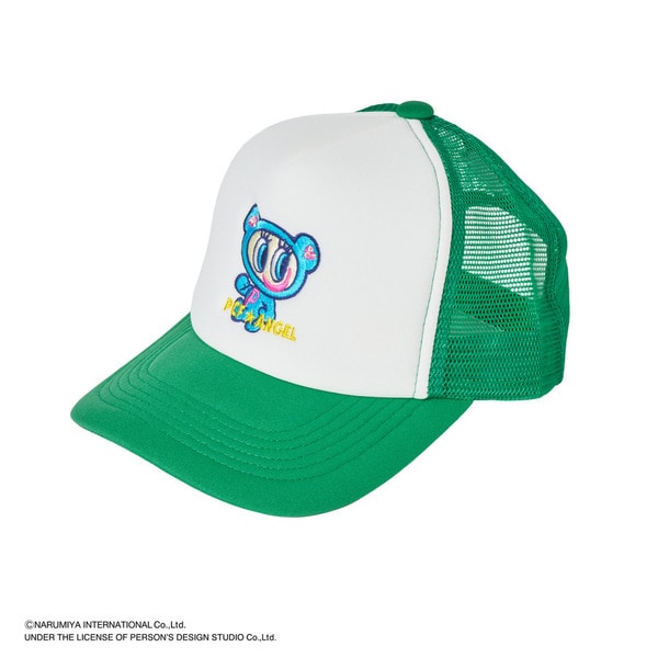 ANGEL BLUE x P.C.F ナカムラくん TRUCKER CAP 詳細画像 Green 1