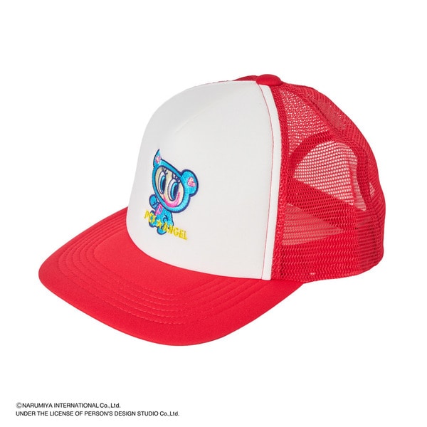 ANGEL BLUE x P.C.F ナカムラくん TRUCKER CAP 詳細画像 Red 1