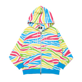 MULTI CAMO FULL ZIP HOODIE