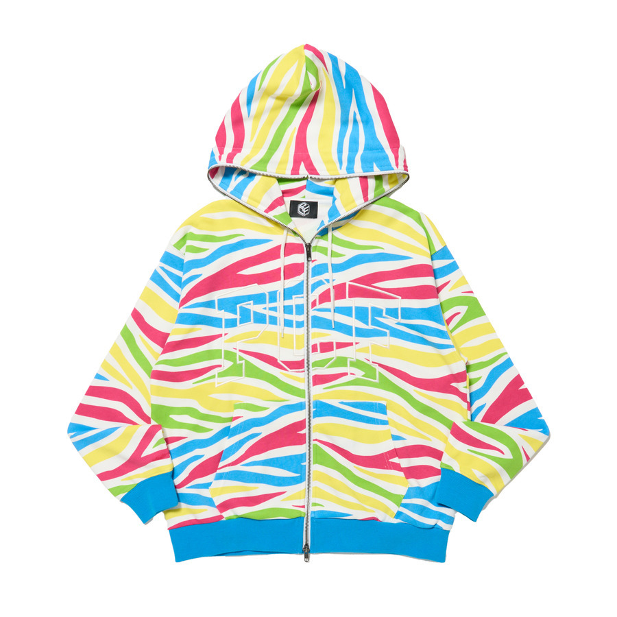 P.C.F APPAREL DEPARTMENT フーディー　Lサイズ　アパデパ MULTI CAMO FULL ZIP HOODIE | P.C.F APPAREL DEPARTMENT | VERTICAL