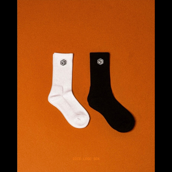 DICE LOGO SOCKS 詳細画像 White 9