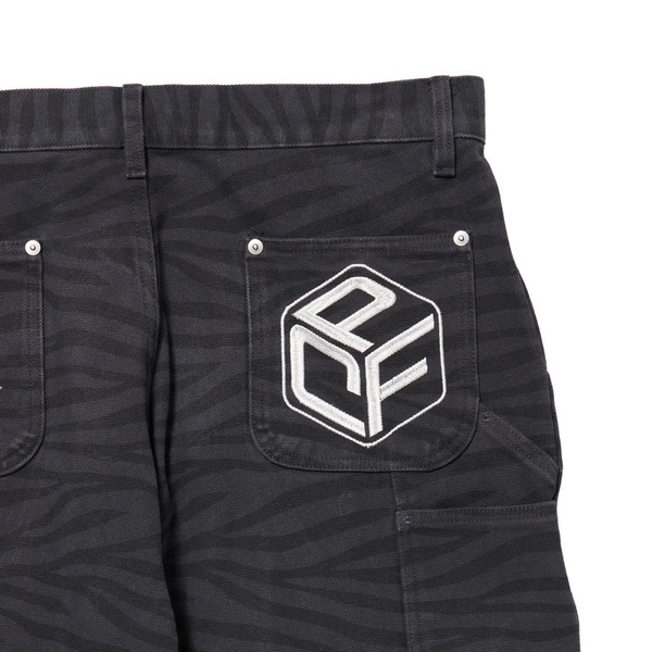 ZB DOUBLE KNEE PAINTER PANTS 詳細画像 Black 4