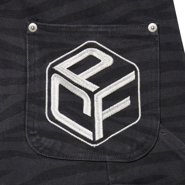 ZB DOUBLE KNEE PAINTER PANTS 詳細画像 Black 7