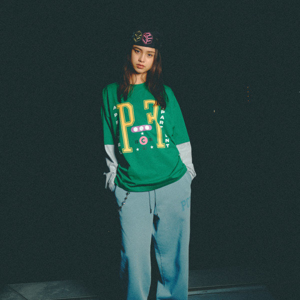 VARSITY LAYERD LS TEE 詳細画像 Green 11