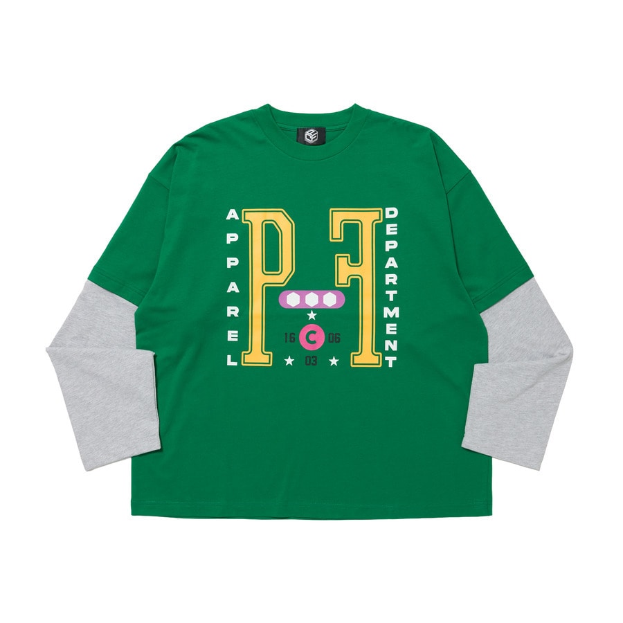 VARSITY LAYERD LS TEE | P.C.F APPAREL DEPARTMENT | VERTICAL GARAGE