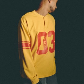 HENRY NECK WAFFLE LS TEE 詳細画像