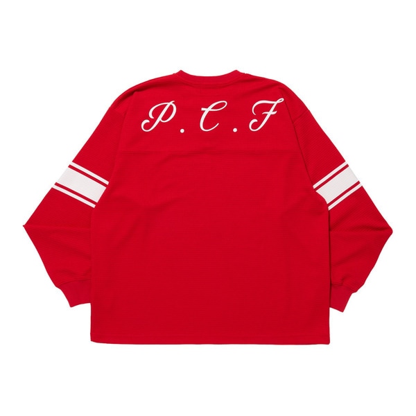 HENRY NECK WAFFLE LS TEE 詳細画像 Black 1