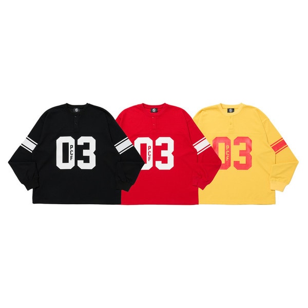 HENRY NECK WAFFLE LS TEE 詳細画像 Black 13