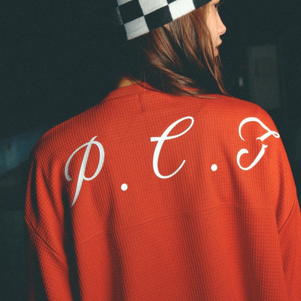 HENRY NECK WAFFLE LS TEE 詳細画像 Red 17