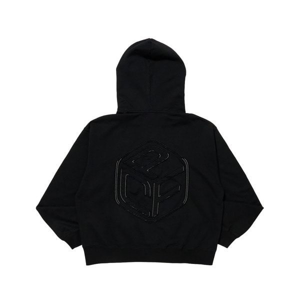 EMBROIDERED PATCH PULLOVER HOODIE 詳細画像 Black 1