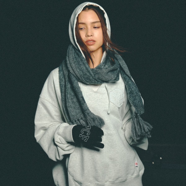 EMBROIDERED PATCH PULLOVER HOODIE 詳細画像 Black 14