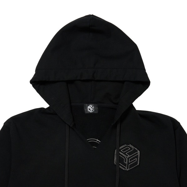 EMBROIDERED PATCH PULLOVER HOODIE 詳細画像 Black 2