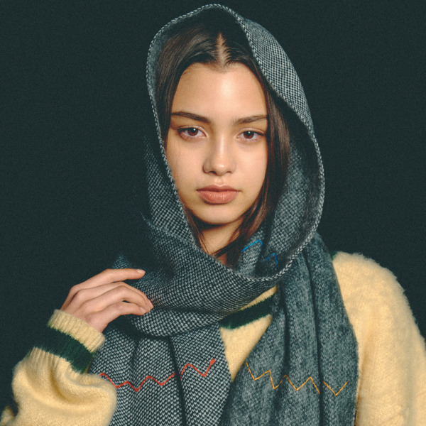 SHAGGY LONG SCARF 詳細画像 C.Grey 9