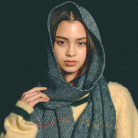 SHAGGY KNIT V-NECK LINE SWEATER 詳細画像