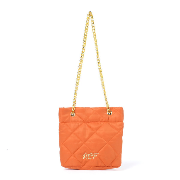 CHAIN HANDLE 2WAY POUCH 詳細画像 Orange 1