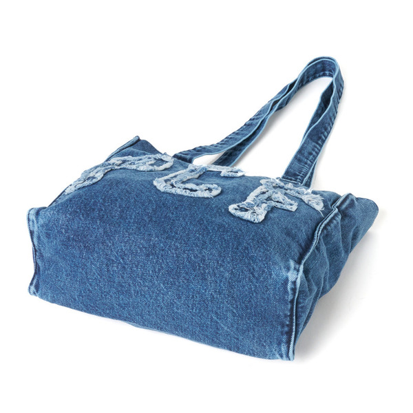 DENIM PATCH LOGO TOTE BAG 詳細画像 Indigo 3