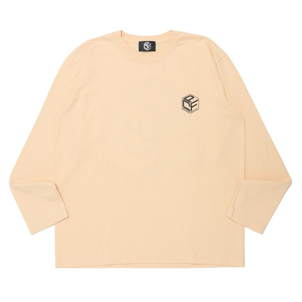 DAMAGE DICE LOGO LS TEE 詳細画像 Beige 1