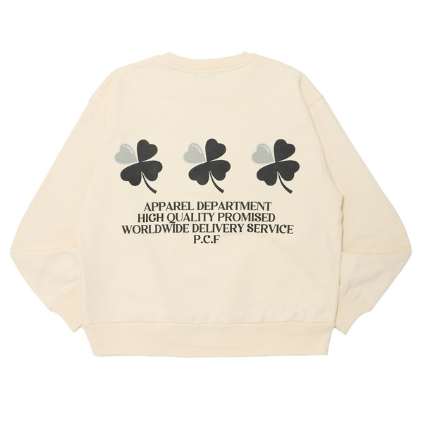 CLOVER CREWNECK SWEAT 詳細画像 Natural 1