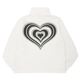 HEART LOGO HALF ZIP SWEAT 詳細画像