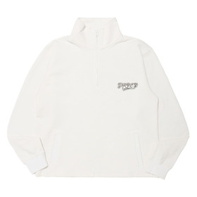 HEART LOGO HALF ZIP SWEAT