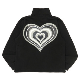 HEART LOGO HALF ZIP SWEAT 詳細画像