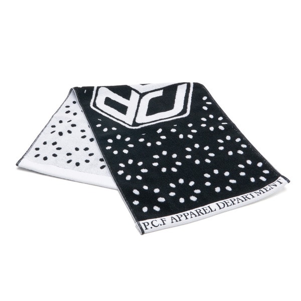 CIRCLE DICE LOGO FACE TOWEL 詳細画像 Black 1