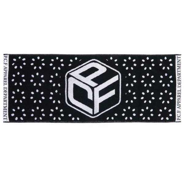 CIRCLE DICE LOGO FACE TOWEL 詳細画像 Black 1