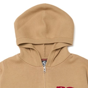 RED LOGO KNIT HOODIE 詳細画像