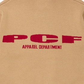 RED LOGO KNIT HOODIE 詳細画像