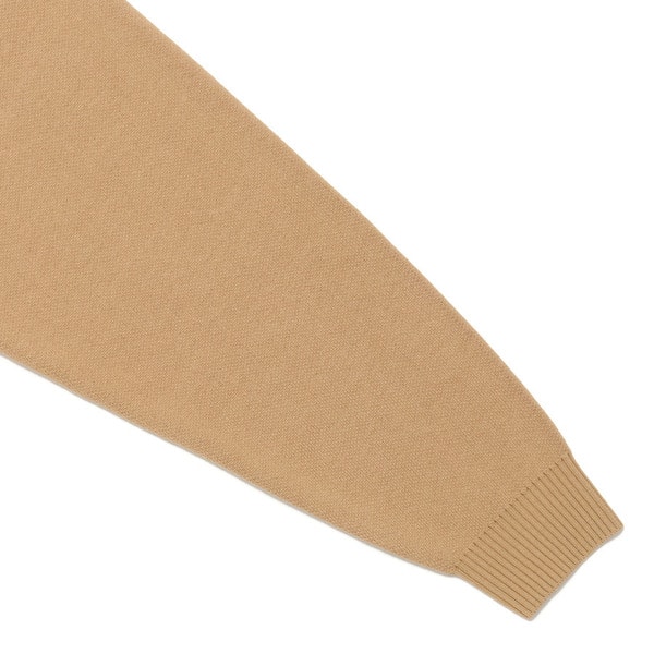 RED LOGO KNIT HOODIE 詳細画像 Beige 6