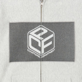 BRAND NAME LOGO ZIP HOODIE 詳細画像