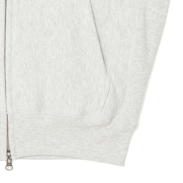 BRAND NAME LOGO ZIP HOODIE 詳細画像 H.Grey 4