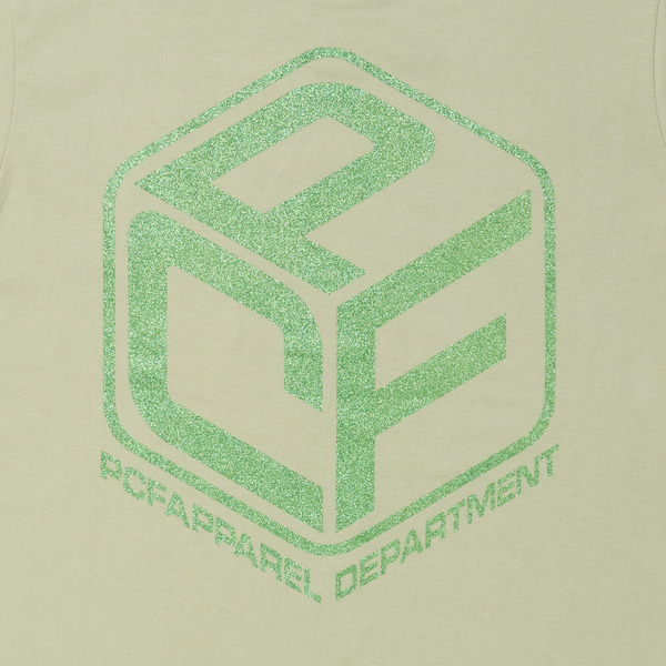 DICE LOGO SEQUINS GLITTER SS TEE 詳細画像 Green 4
