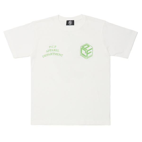 DICE LOGO SEQUINS GLITTER SS TEE 詳細画像 White 1