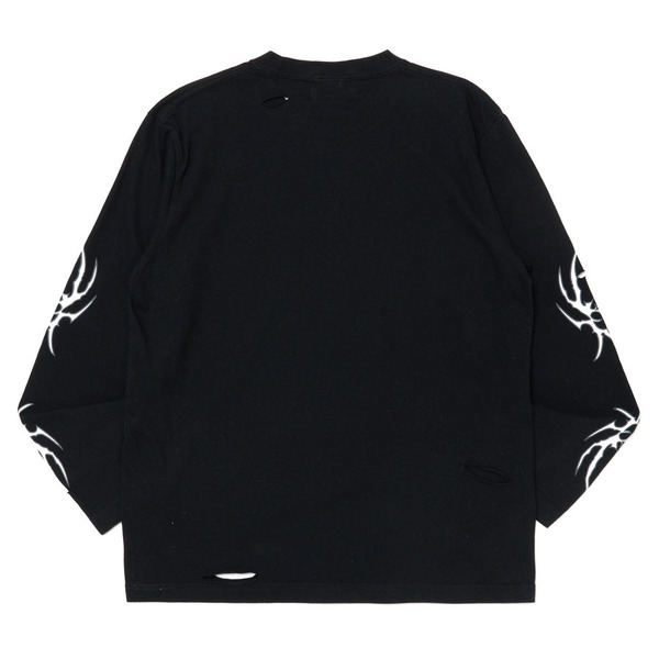 TRIBAL DAMAGE LS TEE 詳細画像 Black 1