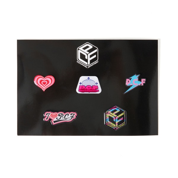 PCF GRAPHIC LOGO PIN BADGE 詳細画像 Multi 1