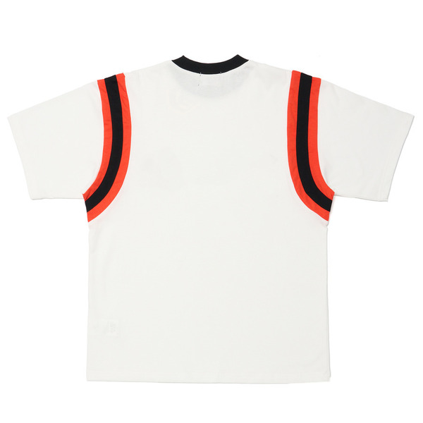 SHOULDER PANEL LINE SS TEE 詳細画像 White 1