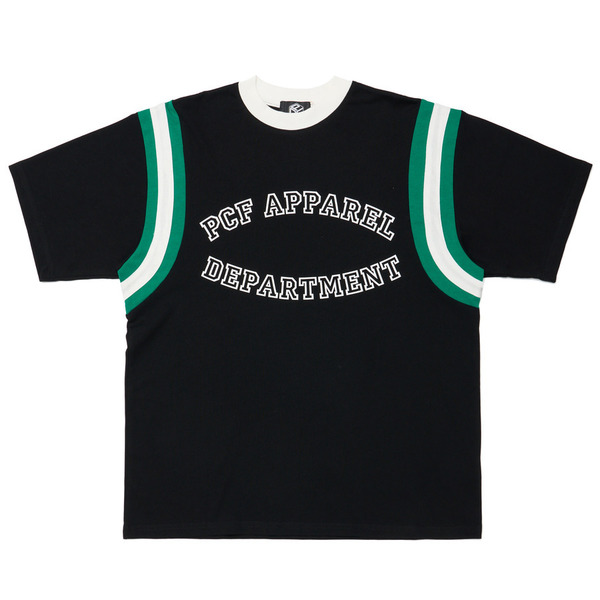 SHOULDER PANEL LINE SS TEE 詳細画像 Black 1